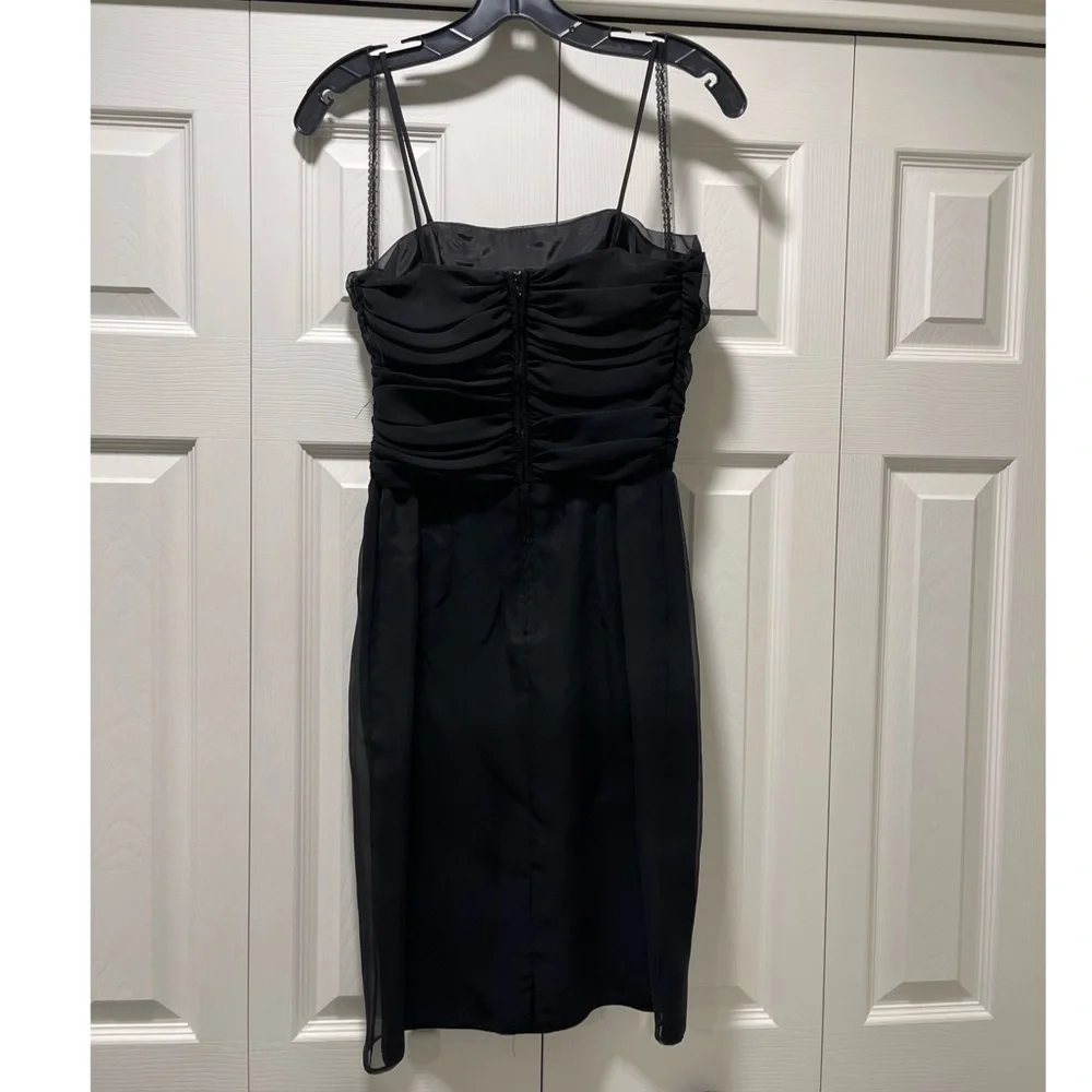 Black Cocktail Dress size:4 - Picture 2 of 3